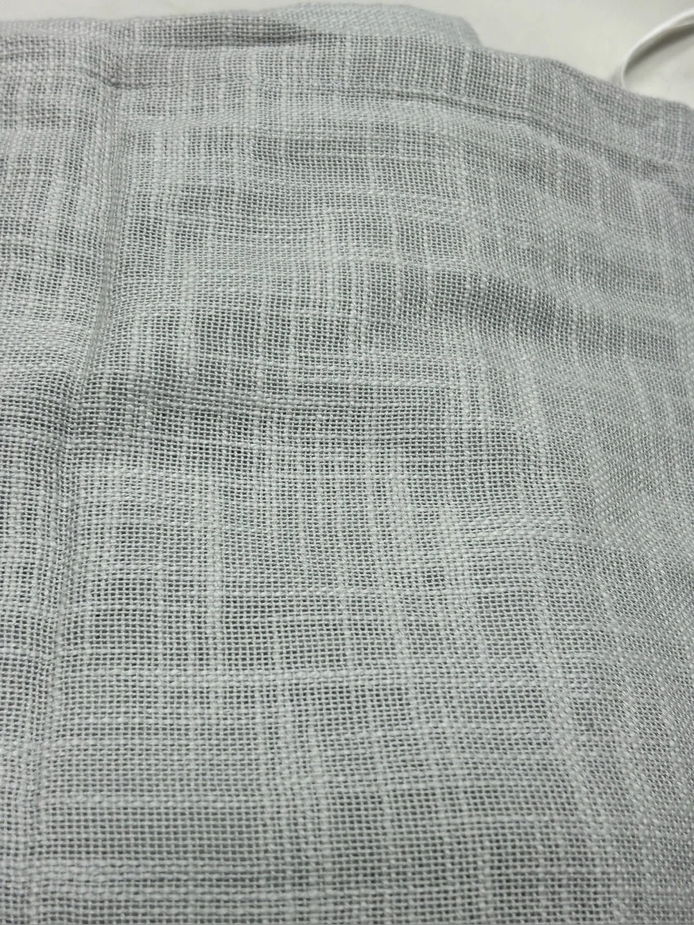 QUINCE Set Of 2 48x108 Cotton Sheer Curtains Cloud 0798